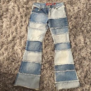 Zana di patchwork jeans